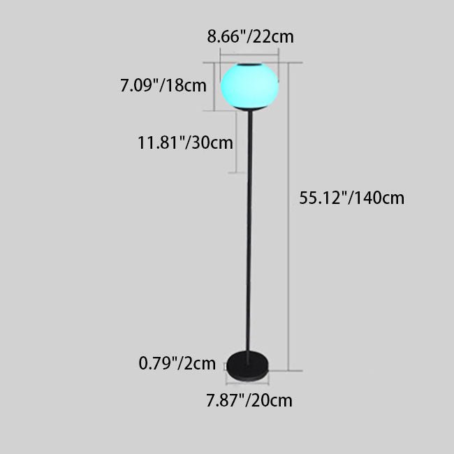 Modern Minimalist Black Outdoor Stake Light