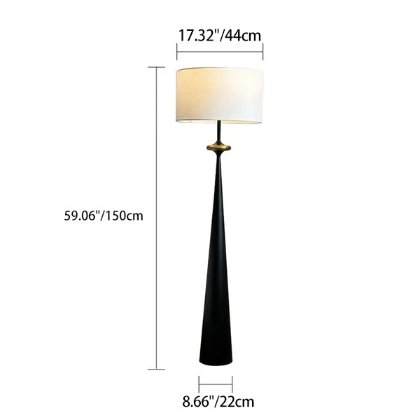 Nordic Black Floor Lamp