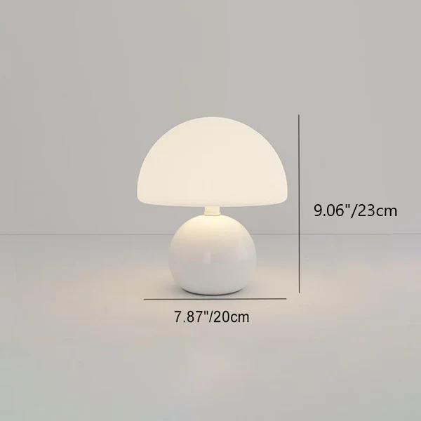Modern Minimalist Round Cylinder Mushroom Round Table Lamp