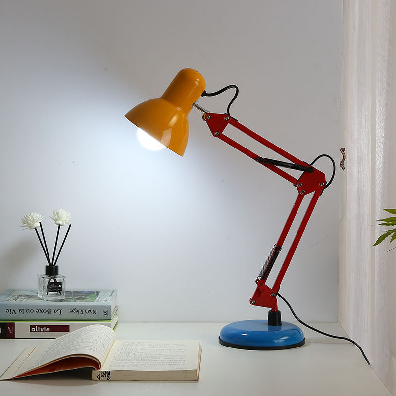 Modern Minimalist Memphis Iron Half-Circle Table Lamp