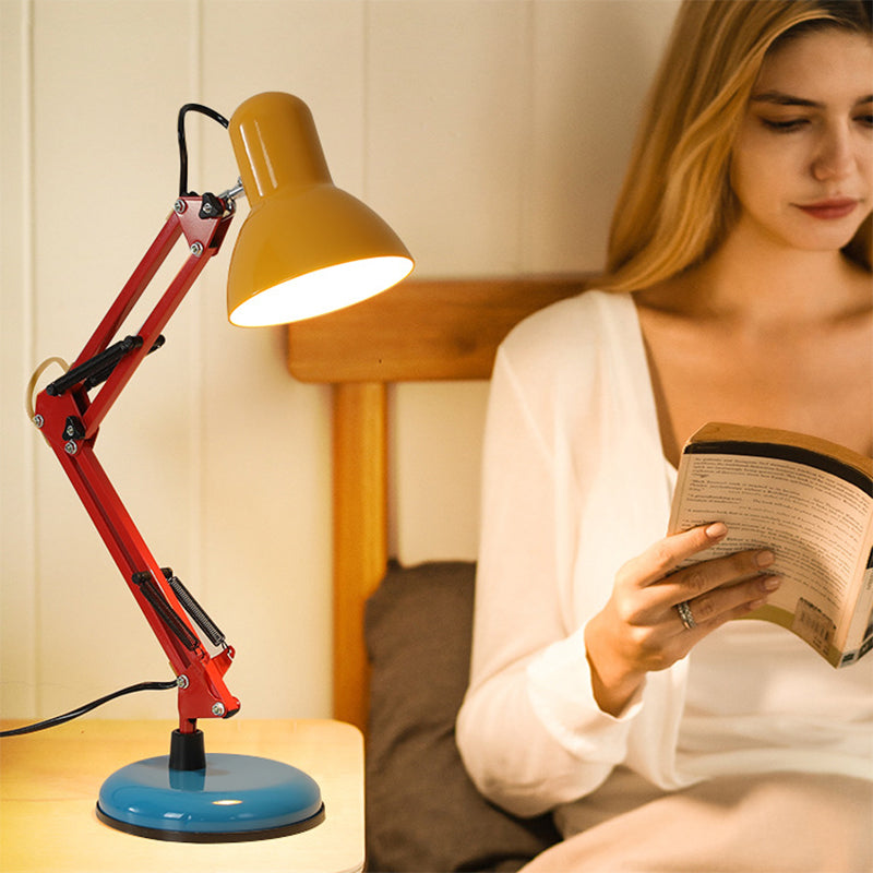 Modern Minimalist Memphis Iron Half-Circle Table Lamp