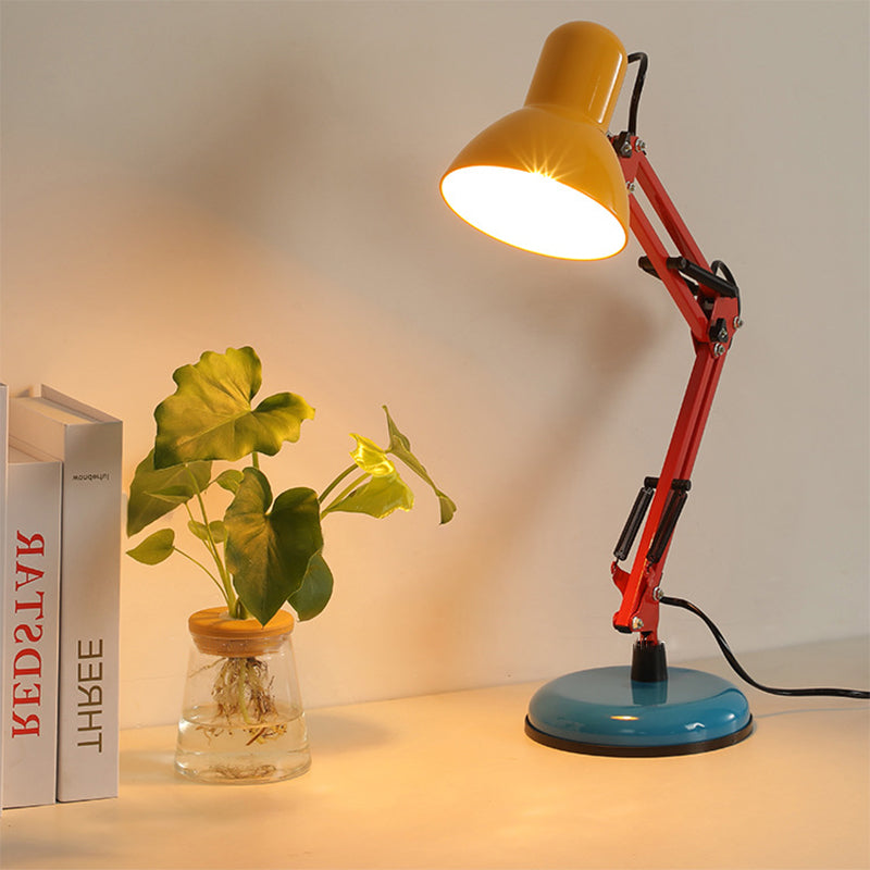 Modern Minimalist Memphis Iron Half-Circle Table Lamp