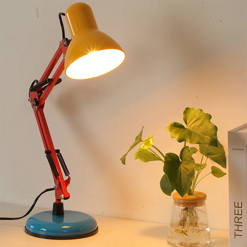 Modern Minimalist Memphis Iron Half-Circle Table Lamp