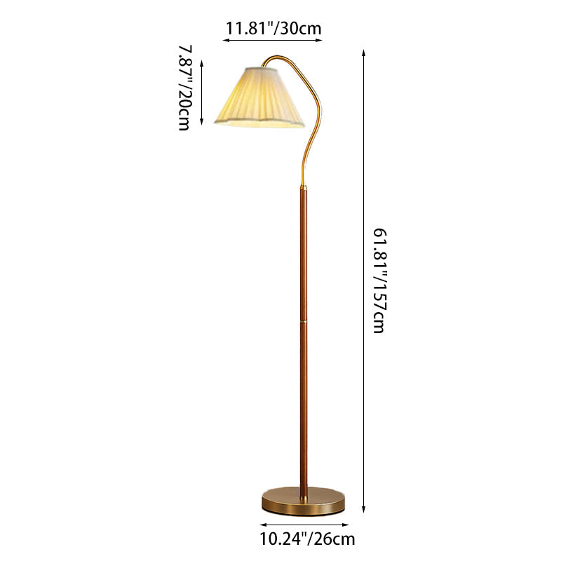 Japanese Brown Floor Lamp