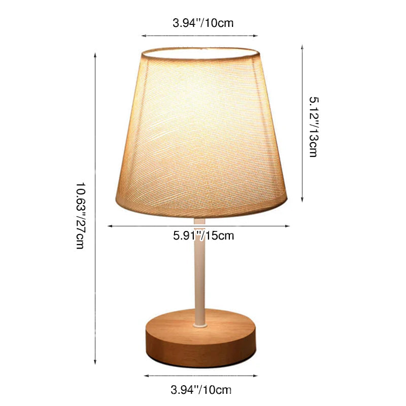 Nordic Contemporary Solid Wood LED Table Lamp Table Lamp