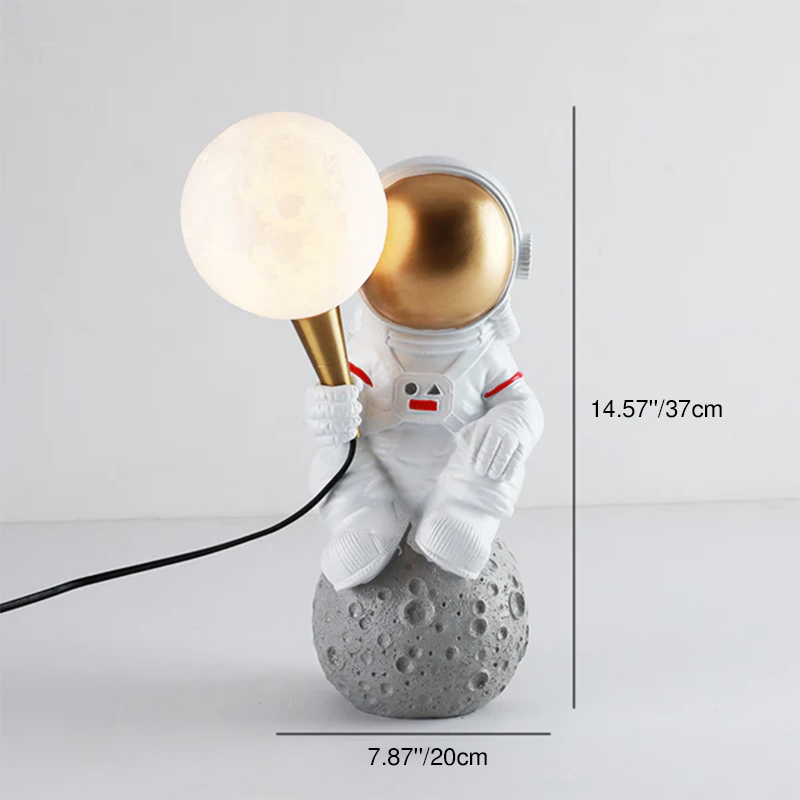 Creative Resin ABS Astronaut 1-Light Table Lamp