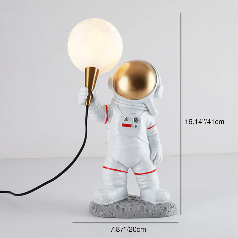 Creative Resin ABS Astronaut 1-Light Table Lamp