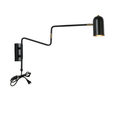 Contemporary Nordic Iron Cylinder Swing Arm Wall Sconce