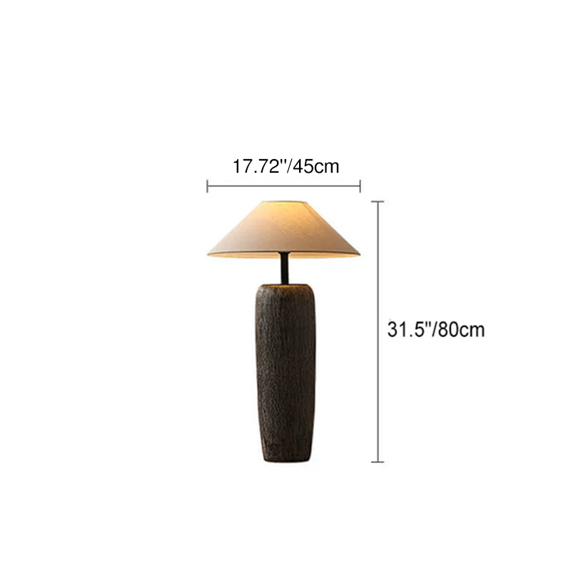 Japanese Brown Floor Lamp