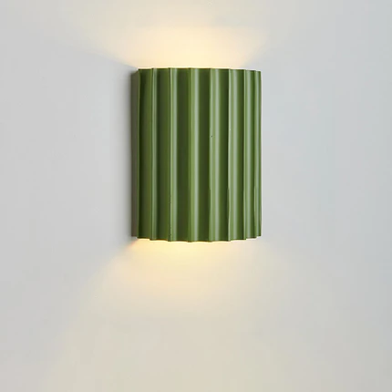 Contemporary Nordic Resin Tiles 2-Light Wall Sconce
