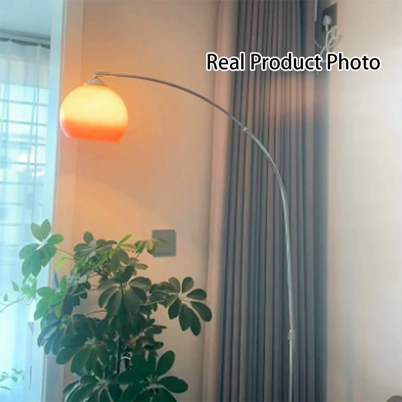 Scandinavian Orange Floor Lamp