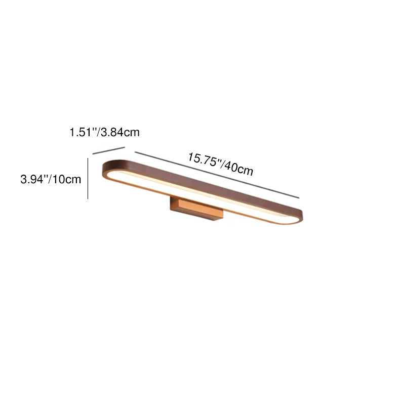 Modern Minimalist Circular Aluminum Vanity Wall Light