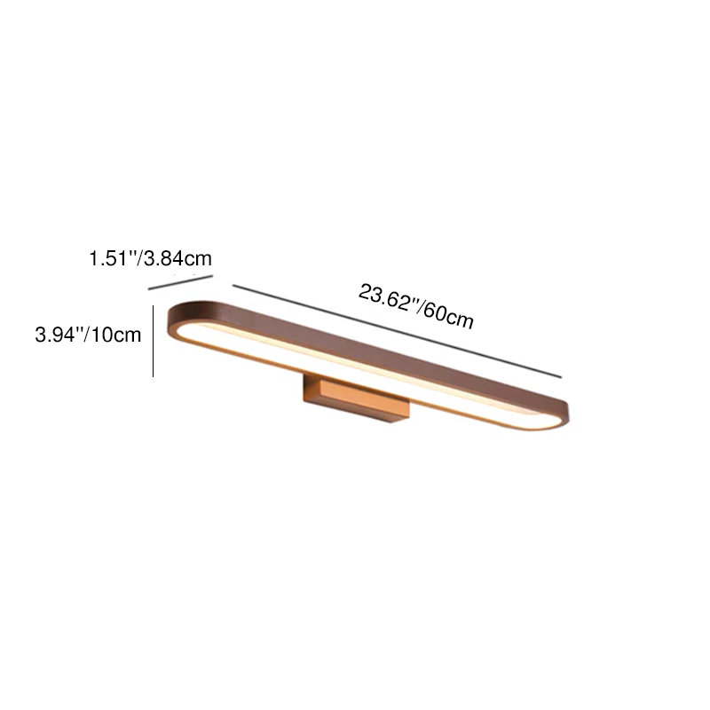 Modern Minimalist Circular Aluminum Vanity Wall Light