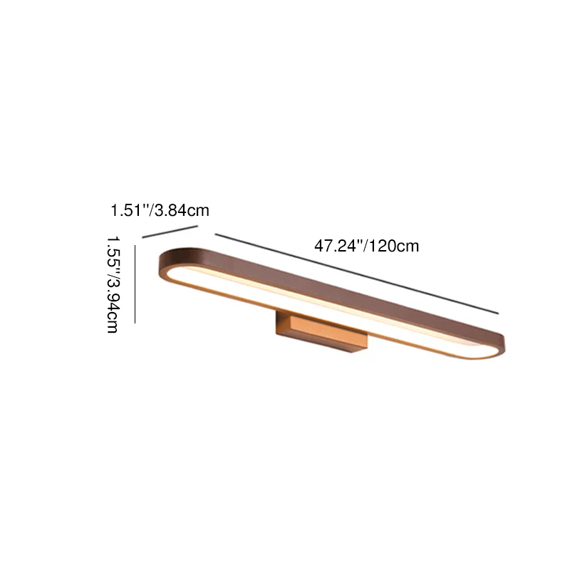 Modern Minimalist Circular Aluminum Vanity Wall Light
