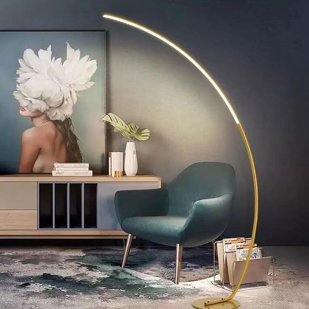 Sleek Modern White Floor Lamp