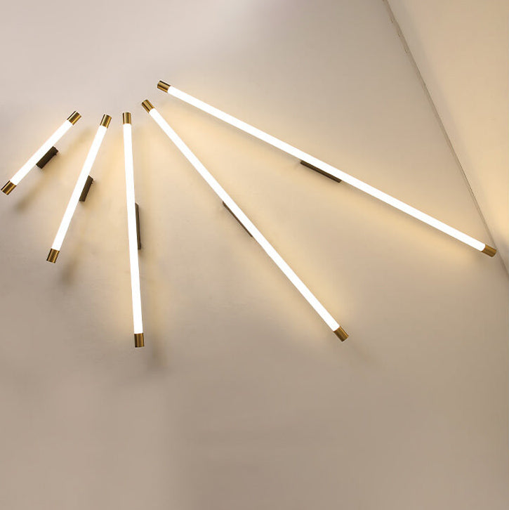 Modern Minimalist Vanity Thin Tube PC LED Wall Light