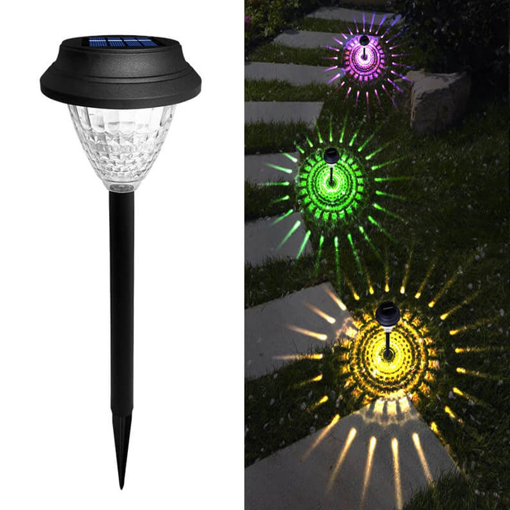 Modern Black Outdoor Stake Light