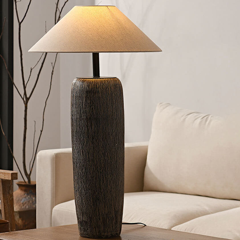 Japanese Brown Floor Lamp