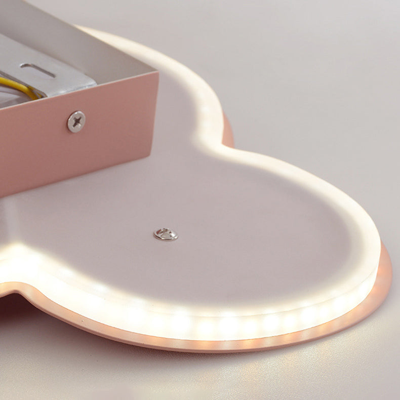 Contemporary Creative Cartoon Smiley Cloud LED Kids Wall Sconce