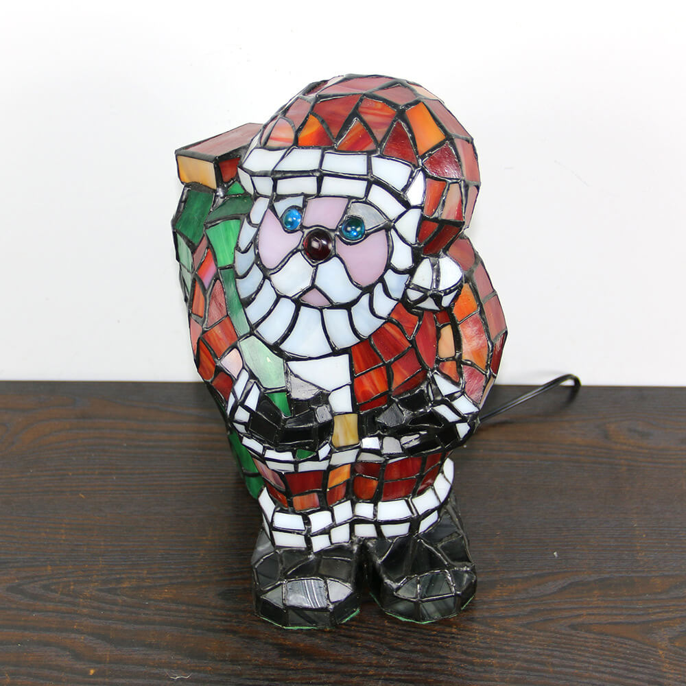 Tiffany Creative Animal Stained Glass 1-Light Table Lamp