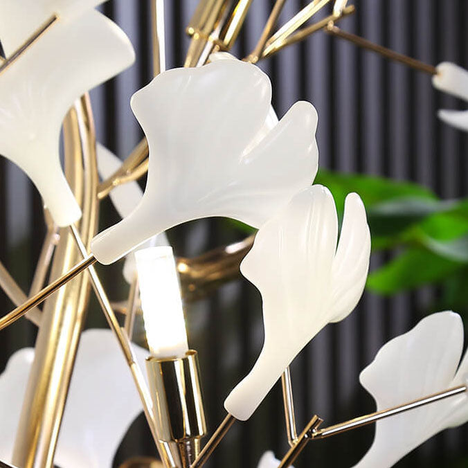 Nordic White 5-Light Floor Lamp