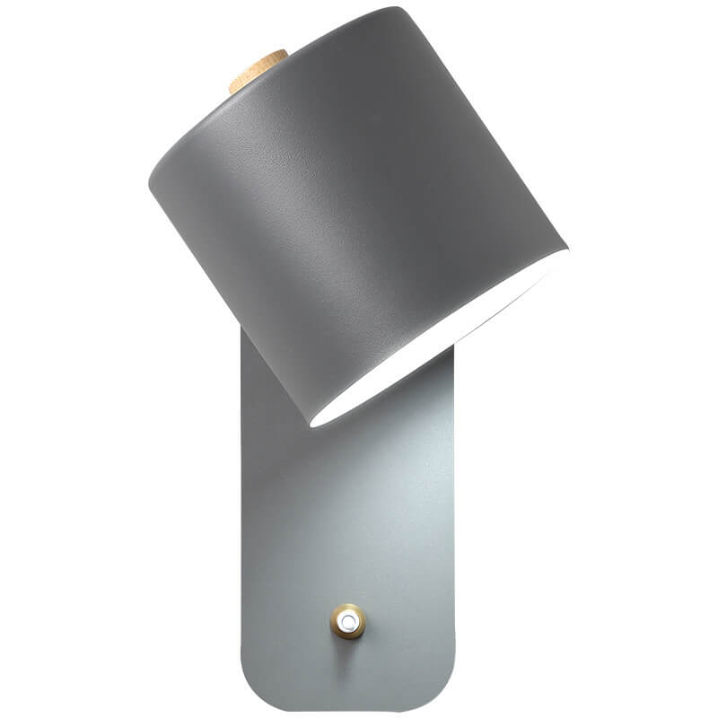 Nordic Macaron Cylinder Rotatable 1-Light Wall Sconce