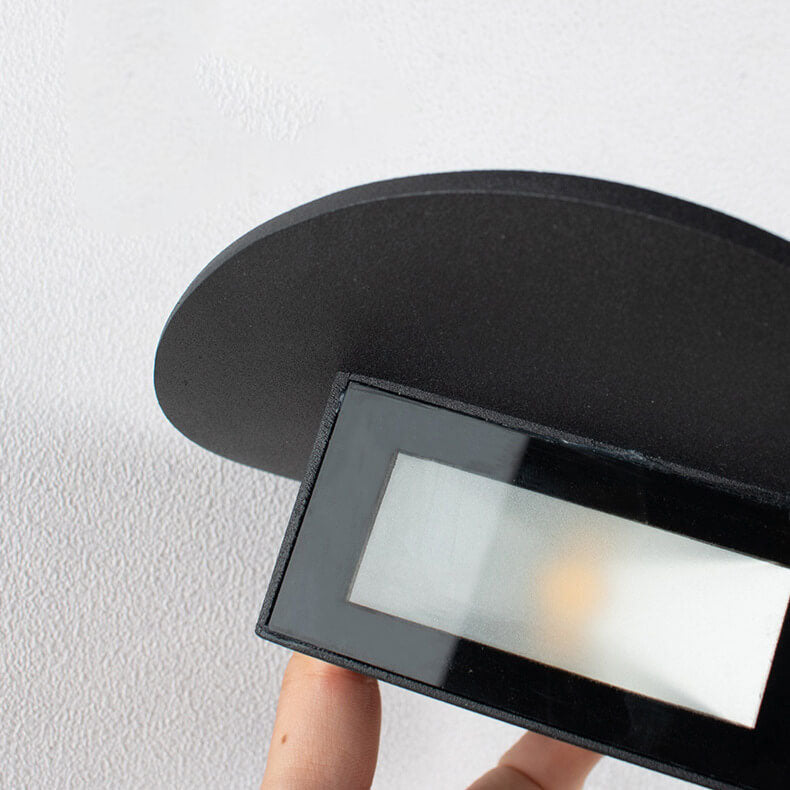 Minimalist Round 1-Light LED Indoor Outdoor Wall Sconce