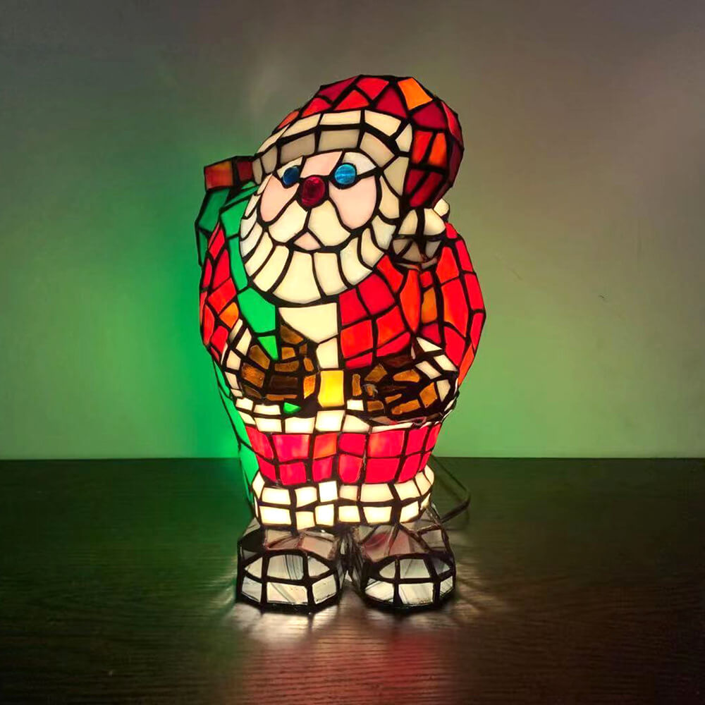 Tiffany Creative Animal Stained Glass 1-Light Table Lamp