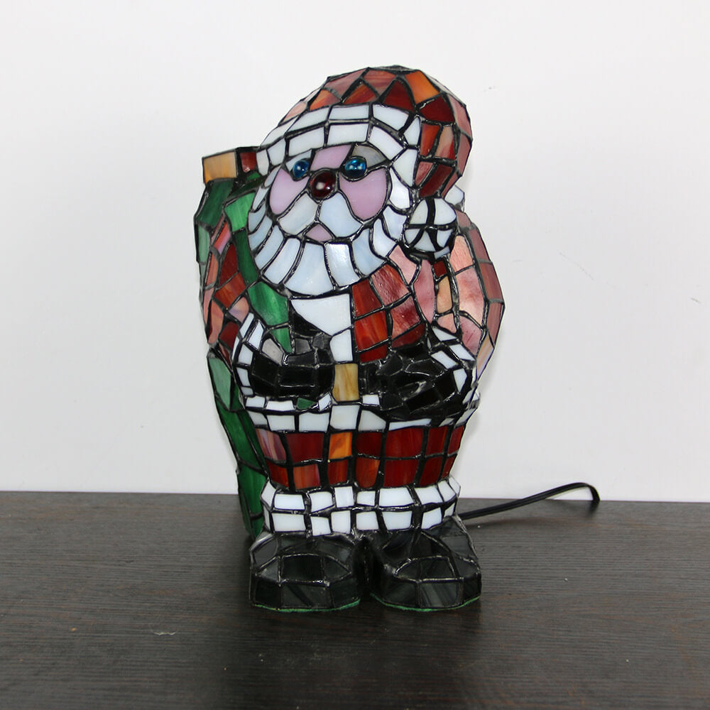 Tiffany Creative Animal Stained Glass 1-Light Table Lamp
