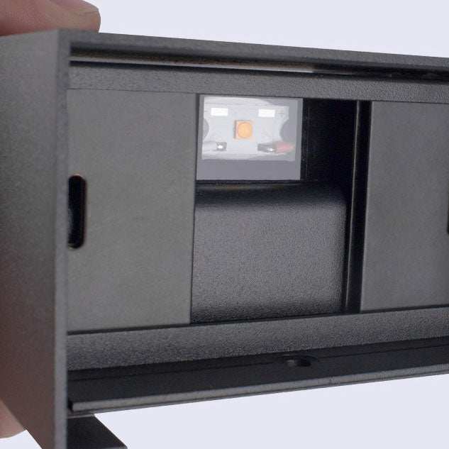 Modern Solid Color Aluminum Square LED Outdoor Wall Light