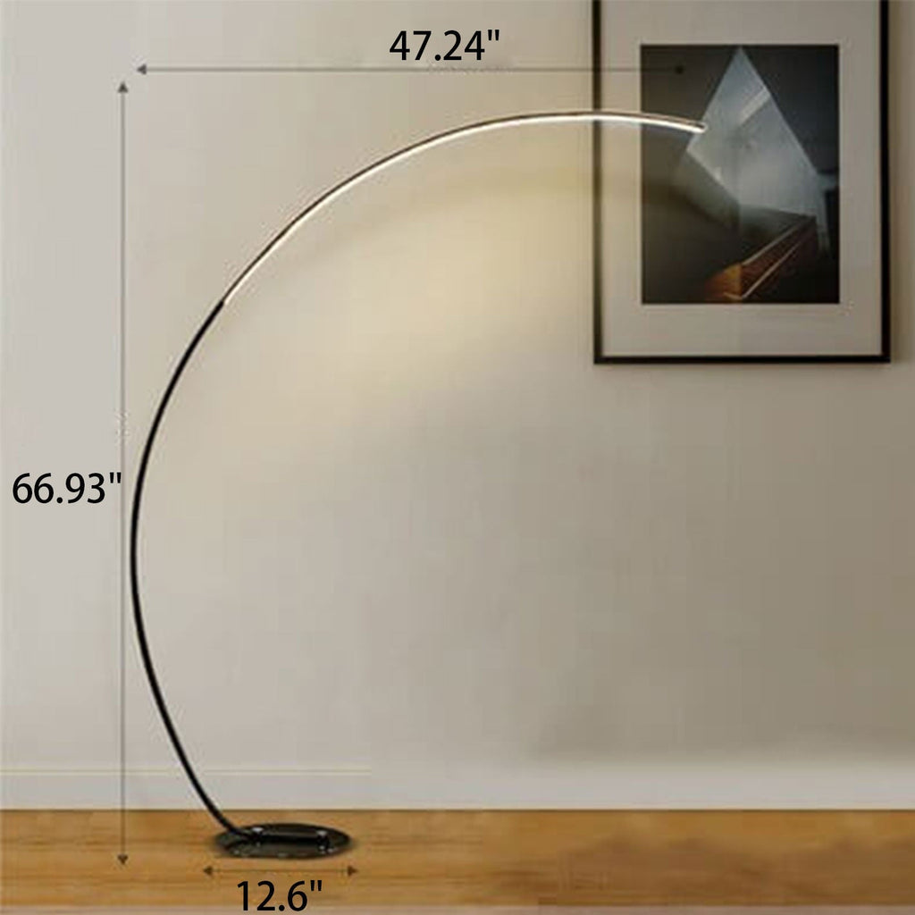 Sleek Modern White Floor Lamp