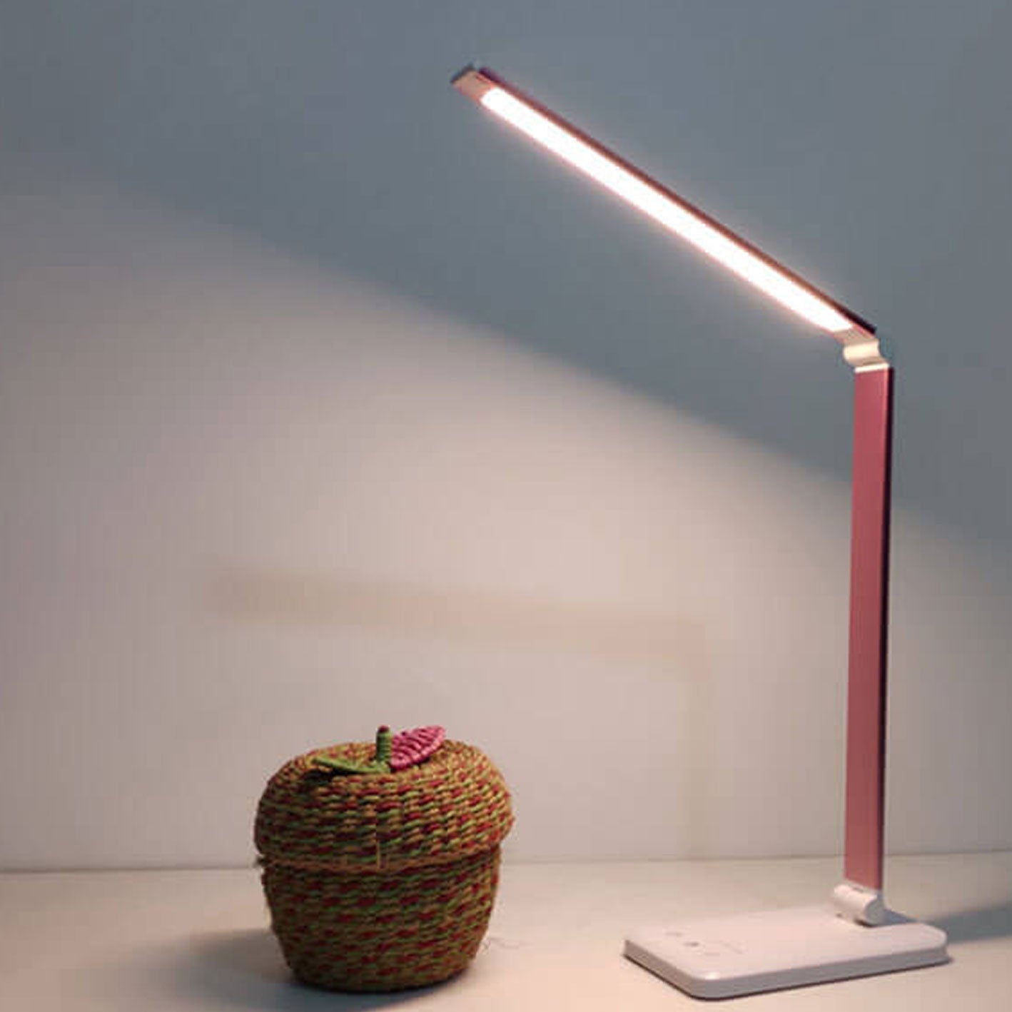 Simple Folding Wireless Rechargeable LED Eye Desk Lamp