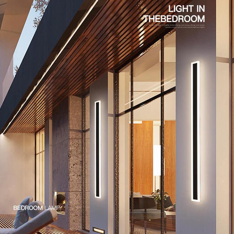 Minimalist Elongated Bar Shaped 1-Light LED Wall Sconce