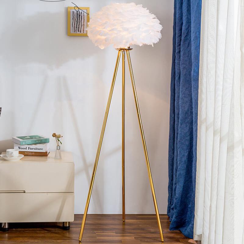 Sleek Modern Pink Floor Lamp
