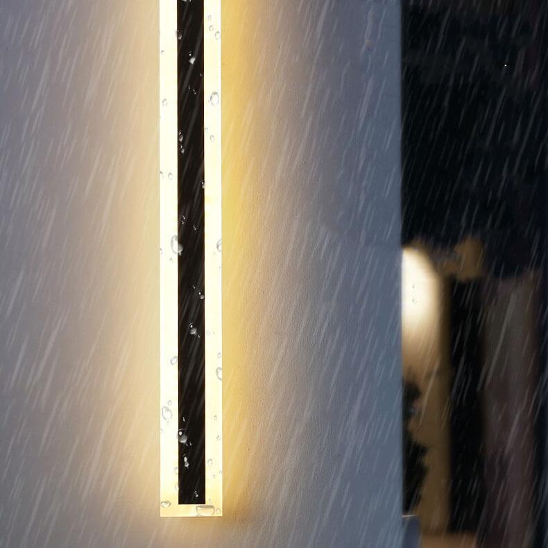 Minimalist Elongated Bar Shaped 1-Light LED Wall Sconce