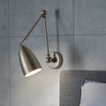 Retro Industrial Swing Arm Rotating Retractable Wall Sconce
