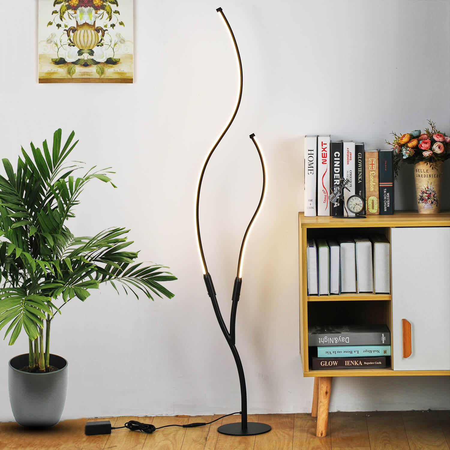 Modern Minimalist White Floor Lamp