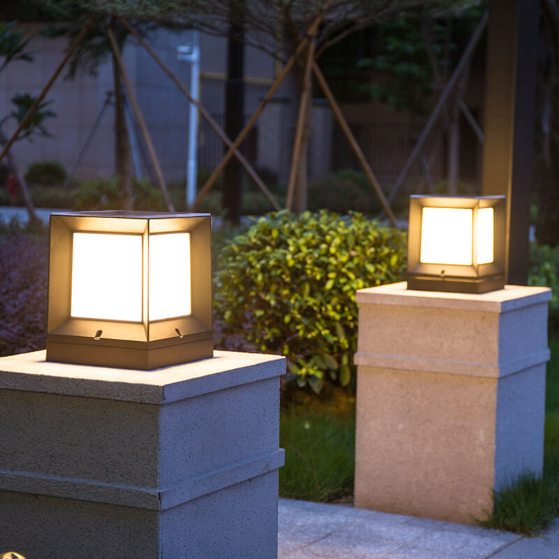 Modern Black Outdoor Stake Light