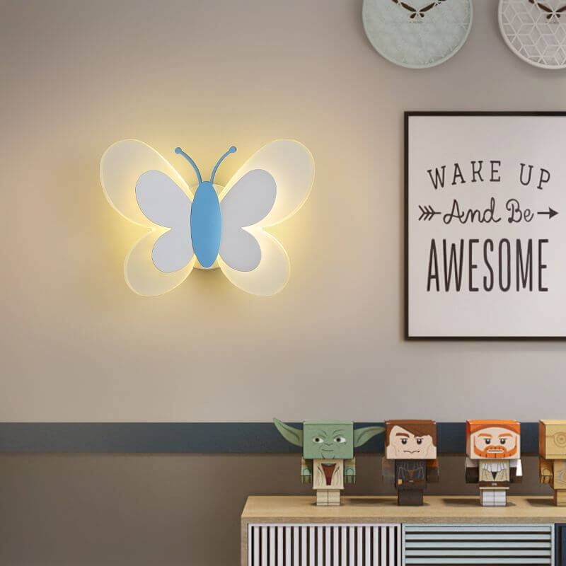 Creative Butterfly Acrylic 1-Light LED Wall Sconce