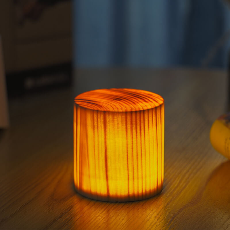Wood LED Touch Night Light Table Lamp Modern Table Lamp