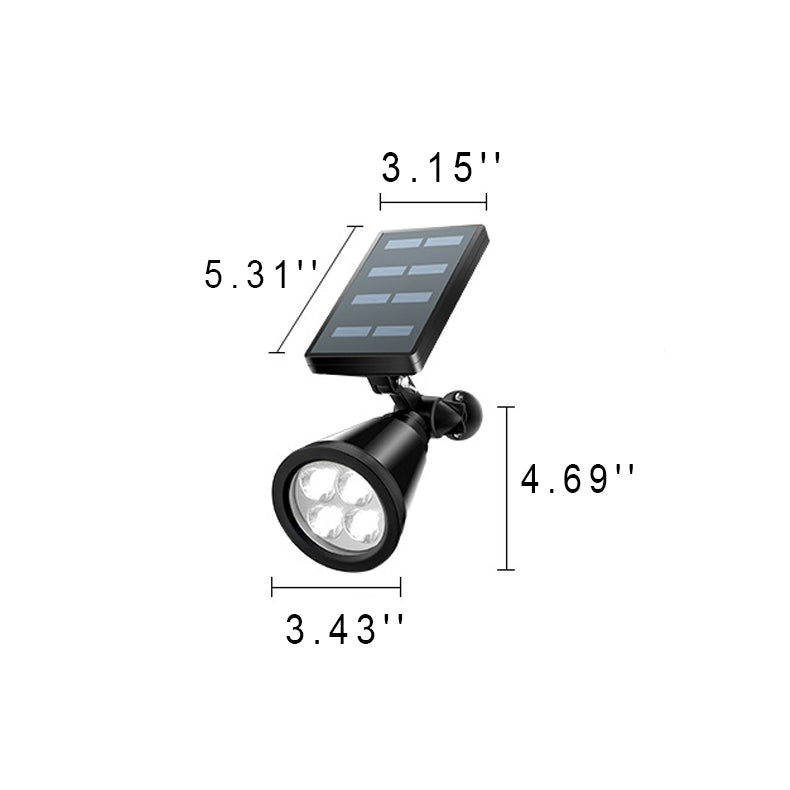 Modern Minimalist 4-Light Outdoor Stake Light