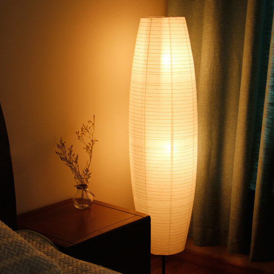 Nordic White 2-Light Floor Lamp