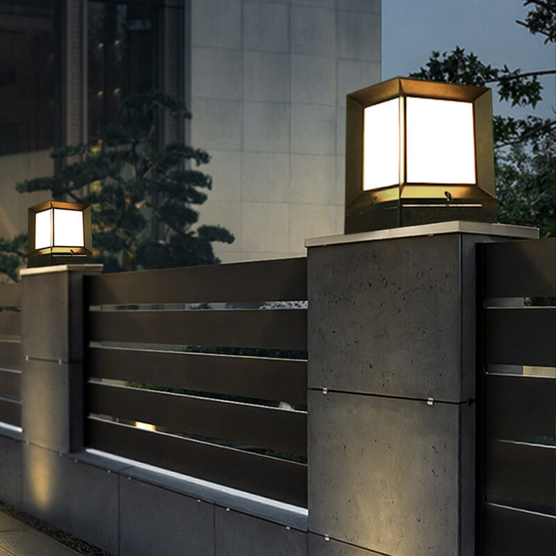 Modern Black Outdoor Stake Light