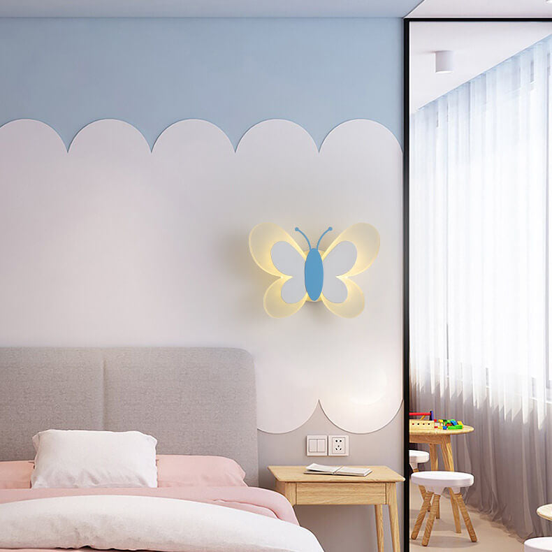 Creative Butterfly Acrylic 1-Light LED Wall Sconce