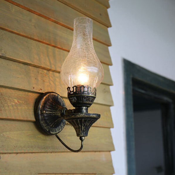 Retro Kerosene Style Antique 1-Light Wall Sconce