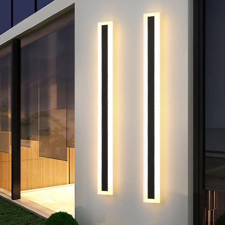 Minimalist Elongated Bar Shaped 1-Light LED Wall Sconce