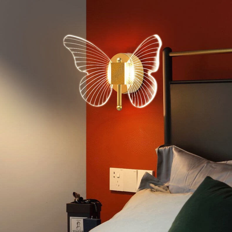 Nordic Creative Butterfly Acrylic LED Wall Sconce