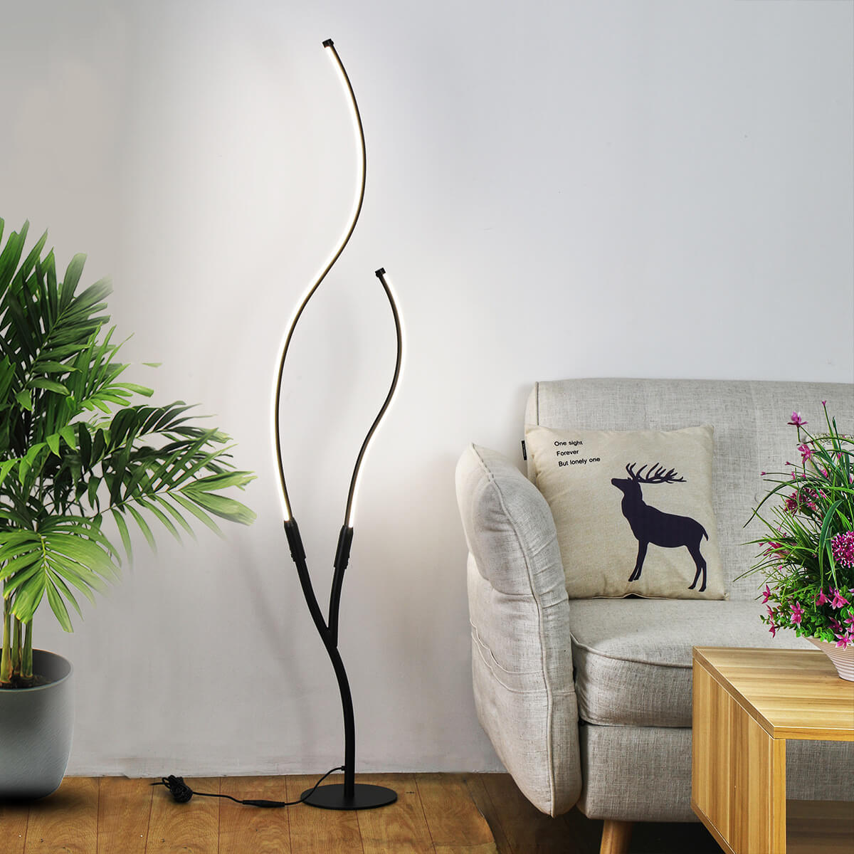 Modern Minimalist White Floor Lamp