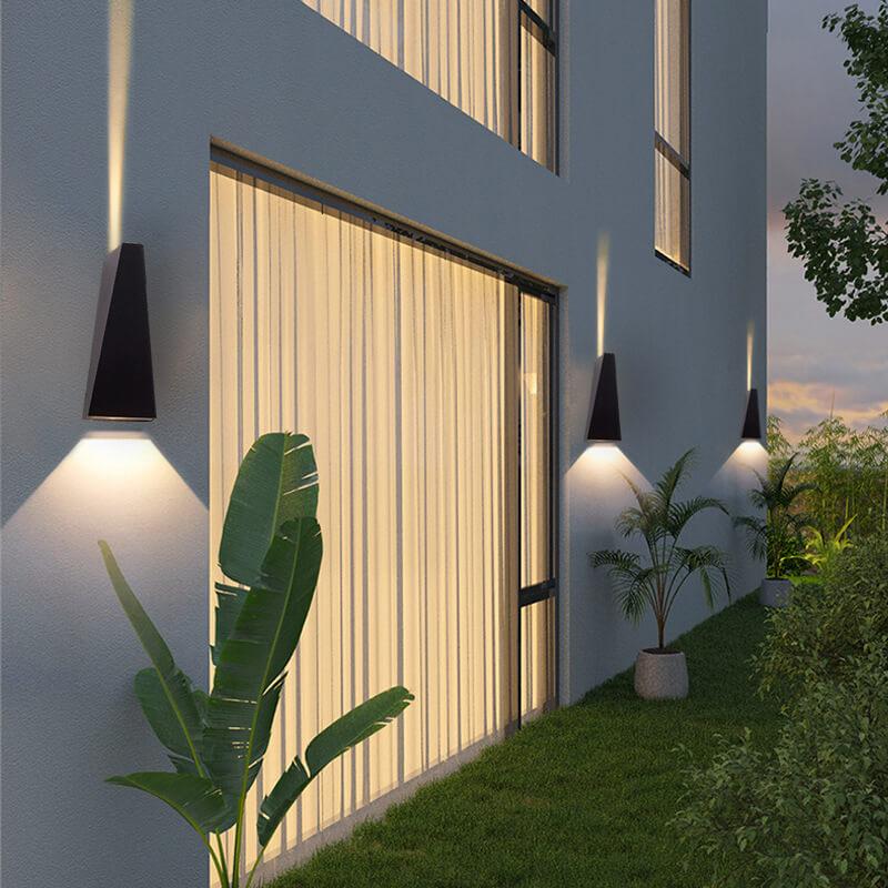 Modern Simple Trapezoid LED 2-Light Wall Sconce