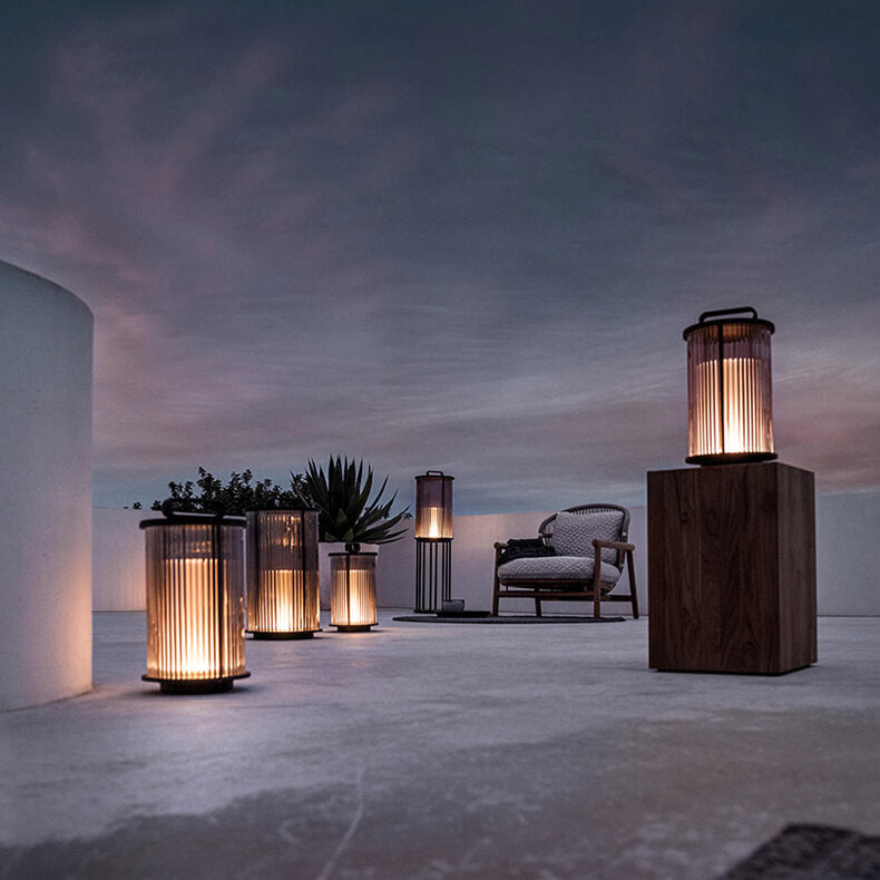 Modern Black Outdoor Stake Light